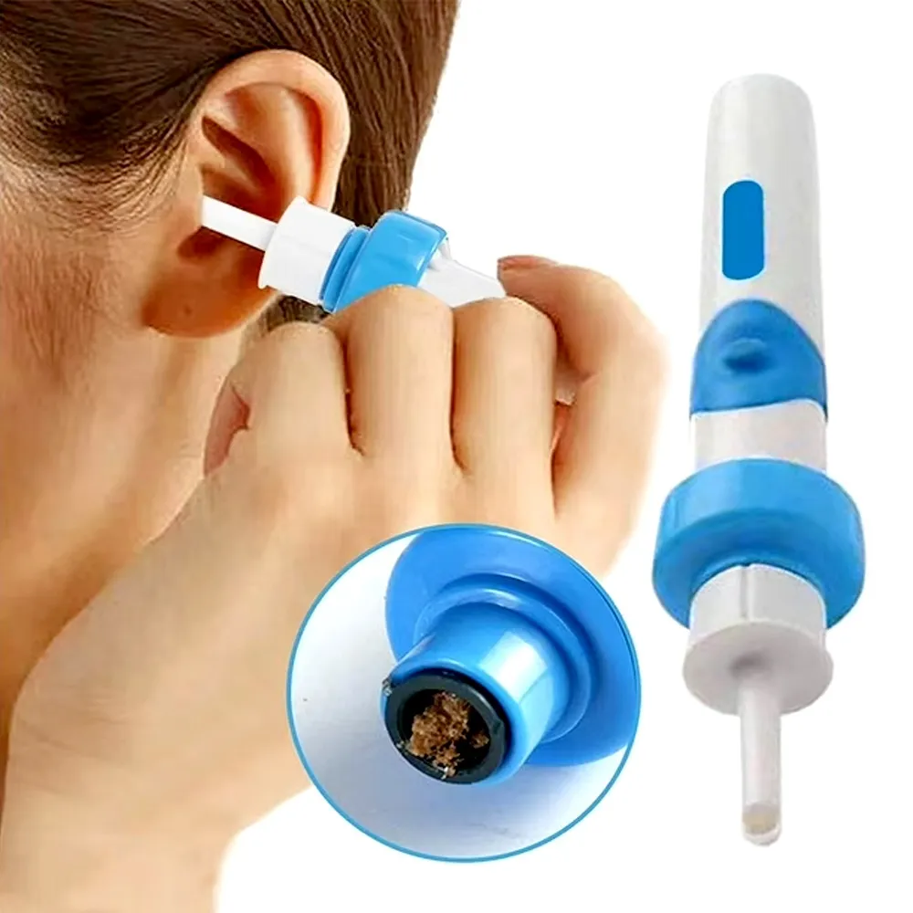 Earwax Removal Kit Portable Electric Ear Cleaner Mute Vacuum Ear Wax Cleansing Tool – View 1