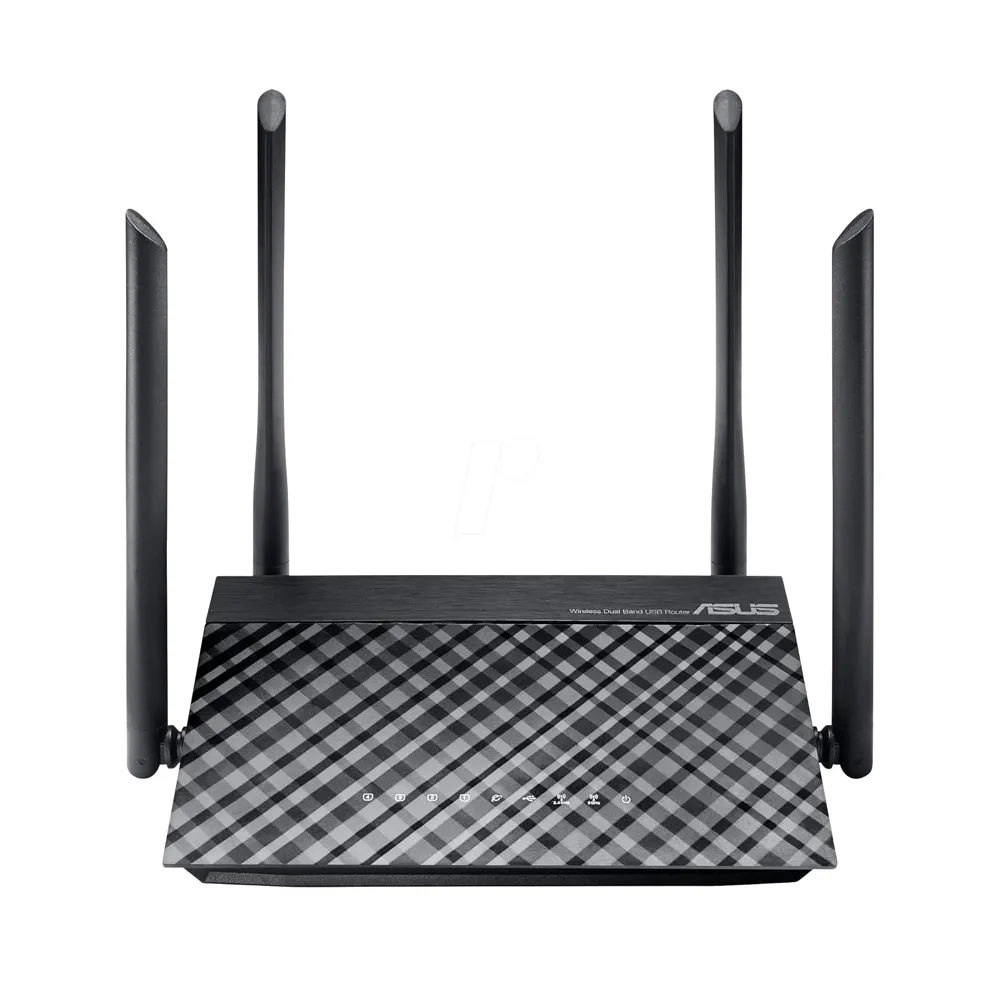 Asus RT-AC1200G AC1200 Dual Band WiFi Router 4 5dBi antennas – View 1