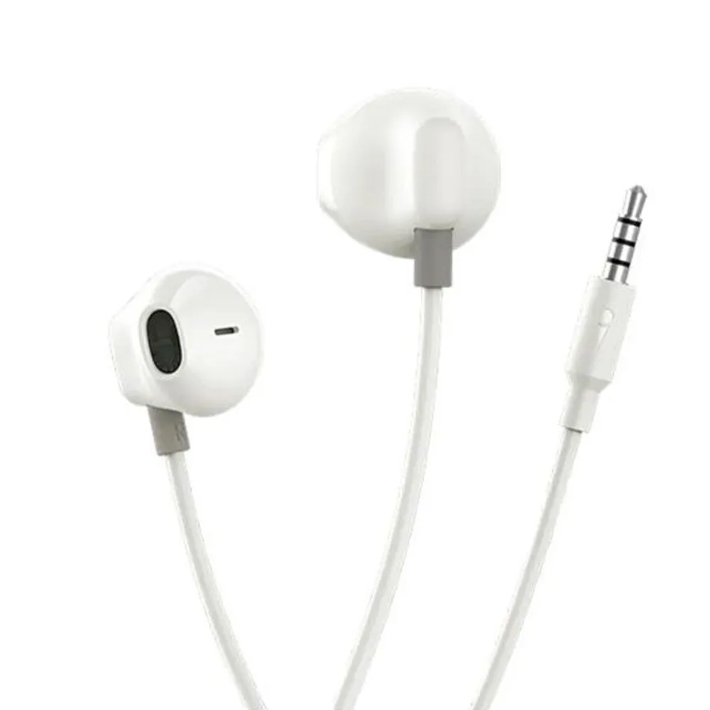 Oraimo Halo Lite 3.5MM Half In-ear Earphone – Color: White – View 1