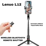 Lenuo L12 Extended 1060mm Tripod With Remote Shutter Bluetooth Selfie Stick – Thumbnail 3