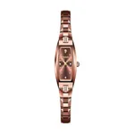 Olevs 5501 Slim Thin Japan Quartz Movement Woman’s Watch – Dial Color: Brown, Strap Color:  Brown  – Thumbnail 2