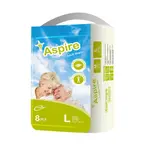 Aspire Premium Unisex Adult Belt System Diaper – Size: L, Quantity: 8 pcs – Thumbnail 1