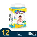 Twinkle Dry Lock Ensures Low Rewet Belt System Baby Diaper – Quantity: 12 pcs – Thumbnail 2