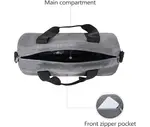 Women Men 12L Fitness Workout Adjustable Detachable Shoulder Strap Lightweight Gym Bag – Color: Gray – Thumbnail 2