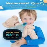 Children Fingertip Pulse Oximeter Blood Oxygen Saturation Monitor – Thumbnail 4