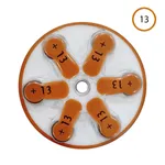 Signia Size 13 Hearing Aid Battery Original Mercury Free Battery – Thumbnail 2