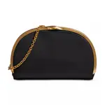 Leather Strap Gold-tone Hardware Magnetic Closure Clutch – Thumbnail 1
