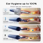 Bebird R37R Electric Ear Cleaning Camera Wax Removal Tool kit – Color: Blue – Thumbnail 3