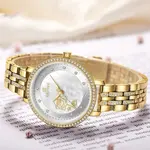 Naviforce NF5017 Quartz Stainless Steel Women’s Watch – Dial Color: Silver, Strap Color: Gold  – Thumbnail 2