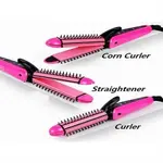 Kemei Km 6855 Multifunctional Hair Stick Curler Rollers And Straightener – Thumbnail 2