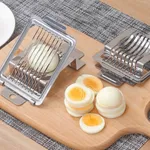 Stainless Steel Boiled Egg Slicer Section Cutter Mushroom Kitchen Chopper – Thumbnail 4