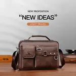 Men's China Artificial Leather Shoulder Office Bag – Color: Gray – Thumbnail 2