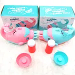 Dolphin 8-Hole Design Compact and Portable Electric Bubble Gun Toy – Thumbnail 6