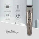 Kemei KM-756 Rechargeable Trimmer and Clipper For Men – Color: Gray – Thumbnail 4