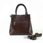 Trendy Contrast Luxury Juliet BLack Ladies Hand Bag – Color: Brown – Thumbnail 2
