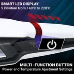 VGR V-511 4 CM Wide Plate Professional Hair Straightener with Ceramic coated plate – Thumbnail 4