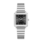 Naviforce 5048 Stainless Steel Strap Rainbow dial women wristwatch – Dial Color: Black, Strap Color: Silver – Thumbnail 1