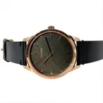 Curren 8386 Genuine Leather Strap Quartz Analog Fashion Men’s Watch – Dial Color: Black, Strap Color: Black – Thumbnail 5