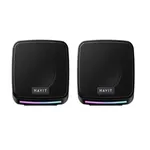 Havit SK764 Wired Stereo Speaker with LED Lighting – Thumbnail 1