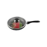 TOPPER 24 cm Nonstick Classic Fry Pan With Lid Spatter Grey Color – Thumbnail 3