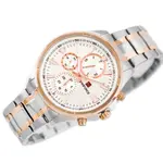 Naviforce NF9089 Stainless Steel Chronograph Multifunctional Classic Men's Watch – Dial Color: Rose Gold, Strap Color: White – Thumbnail 4
