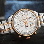 Naviforce NF9089 Stainless Steel Chronograph Multifunctional Classic Men's Watch – Dial Color: Rose Gold, Strap Color: White – Thumbnail 5