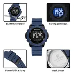 NAVIFORCE NF7110 5ATM Waterproof Luminous Sports Watch – Dial Color: Blue, Strap Color: Blue – Thumbnail 3