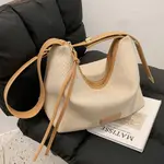 Versatile Large Capacity Canvas Underarm Shoulder Bag – Thumbnail 3