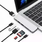 WiWU T8 USB 7-in-1 Type-C Hub Adapter – Thumbnail 3