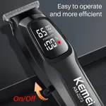 KEMEI KM-2273 Professional Men's Hair Cutting Trimmer LED Display – Thumbnail 2