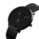 SKMEI 9185 Quartz 30M Waterproof  Men's Watch – Dial Color: White, Strap Color: Black – Thumbnail 2