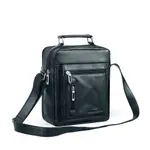 Leather Practical Design with Enough Space Messenger Bag – Color: Black – Thumbnail 2