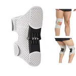 Spring Knee Support Brace with Patella Stabilizer | 2026 Knee Assistive Pads – Color: Grey, Size: Free Size – Thumbnail 3