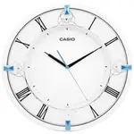 CASIO IQ-85-7DF Analog Clock Type Resin Wall Clock White Color – Thumbnail 1