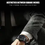 CRRJU 2191 High Quality Stainless Steel Analog Quartz Men's Watch – Dial Color: Blue, Strap Color: Black – Thumbnail 5