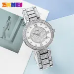 SKMEI 1739 Stainless Steel Analog Watch For Women – Dial Color: Silver, Strap Color: Silver – Thumbnail 3