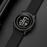 SKMEI 2082 High Quality Silicon Strap Sporty Men's Watch – Dial Color: Black, Strap Color: Black – Thumbnail 2
