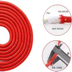 Redify Tangle-Free Weighted Jump Rope for MMA Boxing and Fitness Training – Color: Red – Thumbnail 2