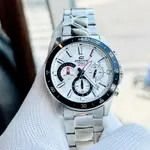 Casio EFV-570D-1AVUDF Edifice Stainless Steel Water Resistant Chronograph Analogue Men's Watch – Dial Color: White, Strap Color: Silver – Thumbnail 5