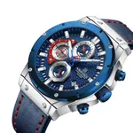 Naviforce 8027 Novicius Chronograph Edition Men's Watch – Dial Color: Blue, Strap Color: Blue – Thumbnail 2