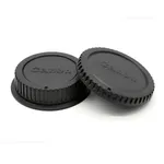 Canon DSLR Camera Body Cap & Lens Back Cap Set – Thumbnail 1