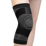 Adjustable Knee Support Compression Strap Sleeve | হাঁটুর ব্যথার জন্য নি সাপোর্ট বেল্ট – Color: Black, Size: Free Size – Thumbnail 2