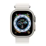 Apple Watch Ultra Titanium Case Ocean Band GPS + Cellular Smartwatch – Color: White – Thumbnail 2