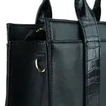 Nino Rossi 0755CA61 Women Spacious Interior HandBag – Color: Black – Thumbnail 4