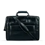 Original Genuine Cow Leather Hi Quality Corporate Office Bag – Color: Black – Thumbnail 2