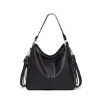 European Retro Shoulder Crossbody Shoulder Bag – Color: Black – Thumbnail 1