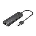 Vention CHPBB 3-Port USB 2.0 Hub with 100M Ethernet Lan Adapter – Thumbnail 1