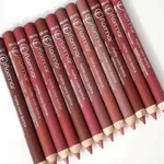 Flormar Matte And Wooden 12pcs Lip Liner Pencil Set – Thumbnail 4
