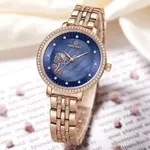 Naviforce NF5017 Quartz Stainless Steel Women’s Watch – Dial Color: Blue, Strap Color:  Brown  – Thumbnail 2