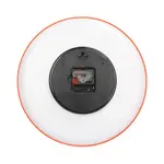 Ajina Maple Accurate Timekeeping Round Wall Clock – Color: Orange – Thumbnail 3